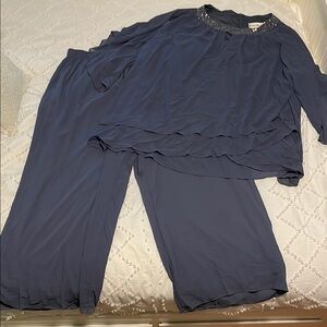 Hannah Nikole two piece new dressy pants outfit 24W nwt